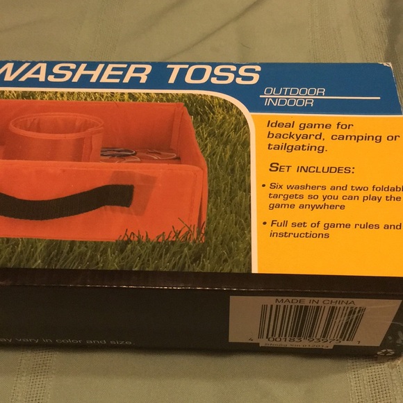 Collapsible washer Toss indoor/outdoor Game NEW incld Washers Parties Yards Camp - Picture 3 of 4